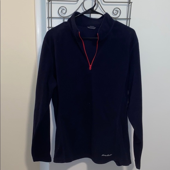 Eddie Bauer Tops - Eddie Bauer 3/4 zip fleece pullover
